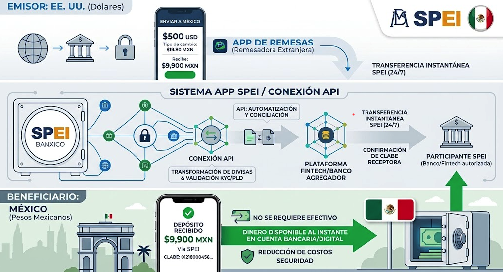 APP SPEI — Transferencias bancarias interbancarias