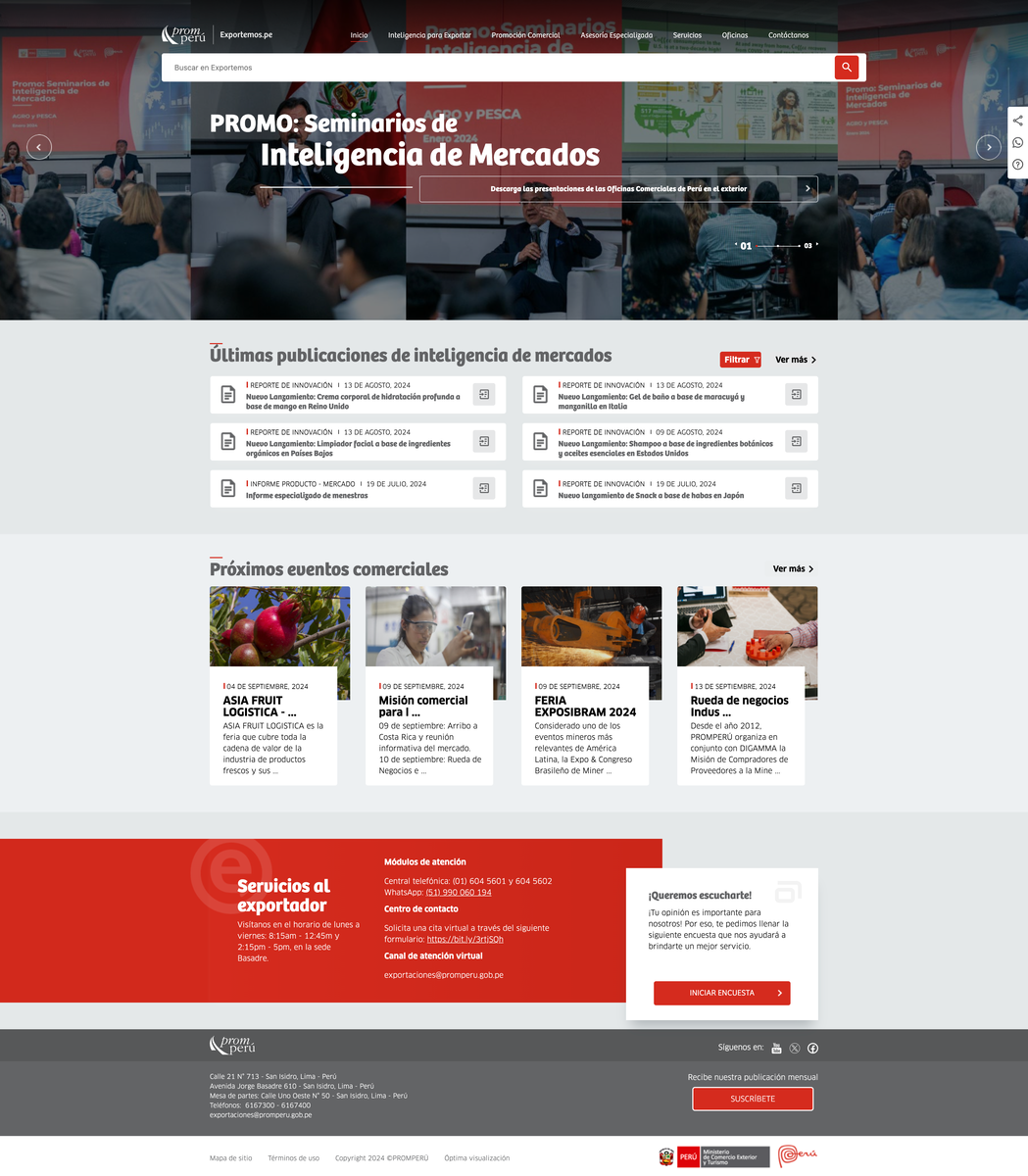 Ecosistema digital Exportemos
